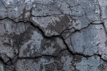 Obraz premium Cracked wall texture cement concrete floor background,Abstract background of rock
