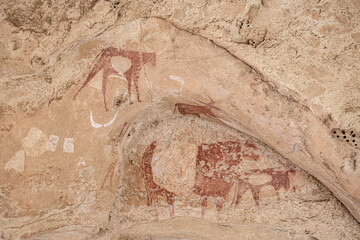 Chad's ancient Ennedi cave paintings, Chad, Africa