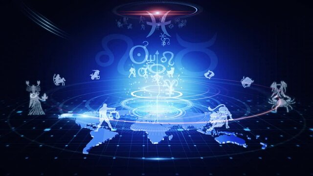 Zodiac Sign
Sacred zodiac symbols, signs, geometry and designs represent concept of astrology, alchemy, magic, witchcraft and fortune telling
