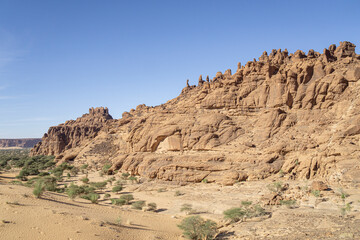 Natural Rock Formations, Chad, Africa