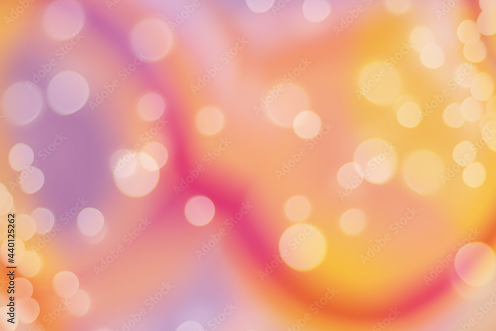 Poster abstract colorful background with bokeh