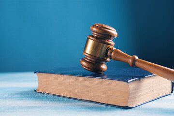 the judge's hammer on the book