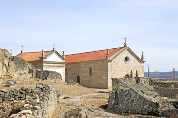 Fototapeta na wymiar Chapel in the Ruined village of Marialva, Portugal 