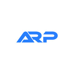 ARP logo ARP icon ARP vector ARP monogram ARP letter ARP minimalist ARP triangle ARP flat Unique modern flat abstract logo design 