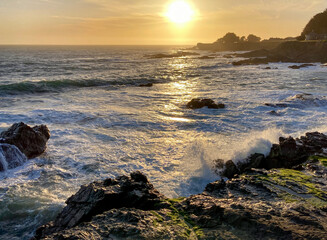 Sunset at Sea Ranch on the Pacific Coast