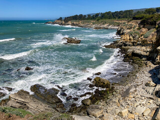 Fototapeta na wymiar Sea Ranch coastal view on the Pacific Coast of California