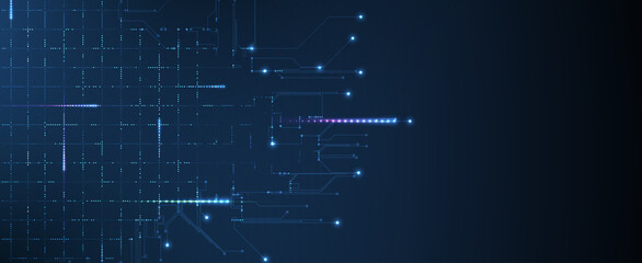 Abstract tech background. Futuristic technology interface