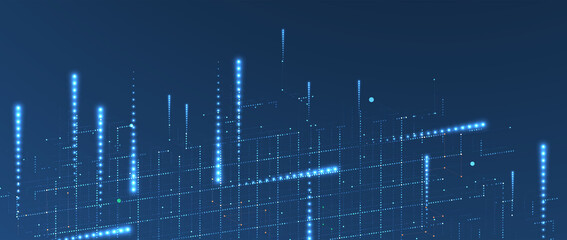 Abstract tech background. Futuristic technology interface