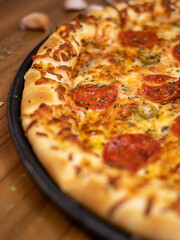 All flavor of pizzas