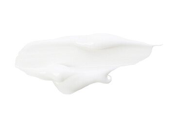 Collection of White Cosmetic Cream Isolated on White Background. Set of Lipstick Smear. Lip Gloss Smudge. Cosmetics BB Makeup Swatche. Drop of Liquid Foundation Stroke. Skin Tone CC Cream Tear Shape