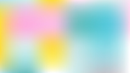 Obraz premium Unfocused Mesh Vector Background Hologram Neon Bright Teal. Dreamy Pink, Purple, Turquoise Glamour Female Girlie Background. Funky Rainbow Fairytale Iridescent Pearlescent Holographic Neon Wallpaper