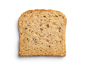Sliced wholegrain bread.