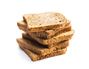Sliced wholegrain bread.