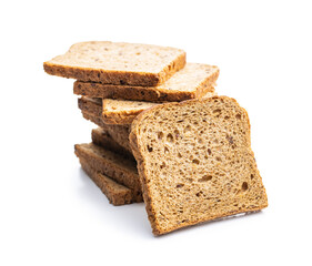 Sliced wholegrain bread.