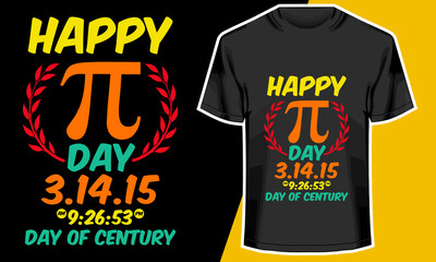 Pi day T-Shirt Design, Happy Pi day, T-shirt Design Idea