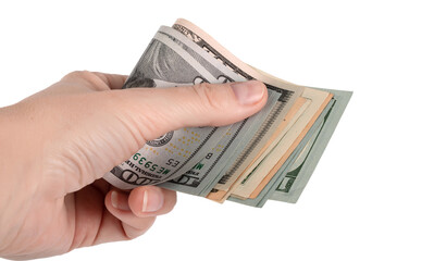 paper bills american dollars on a gray background, finance, money, convertible currency