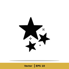 Obraz premium Star, favorite Icon Illustration. Favorite Sign Symbol. Vector EPS 10