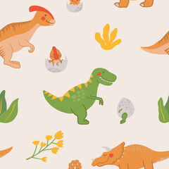 set of dinosaurs