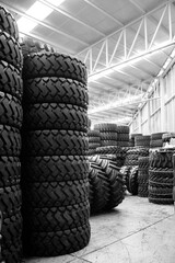 Obraz premium New tires for sale at a tire store