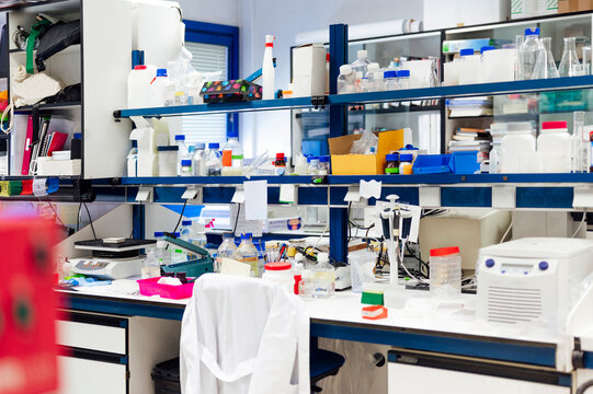 Interior of medical laboratory
