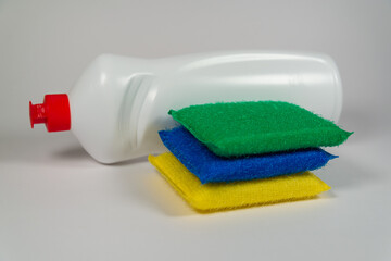 Detergents and disinfectants for cleaning premises.