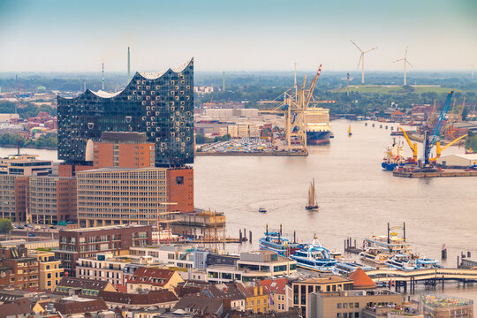 View of Ebphilharmonie, Hamburg, Germany