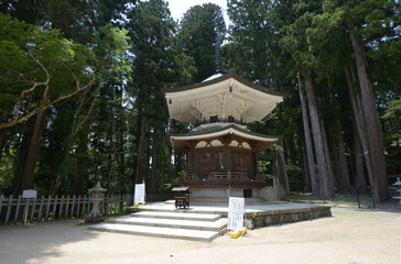 高野山壇上伽藍　六角経蔵　和歌山県高野町