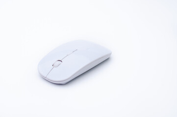 white mouse isolated on a white background