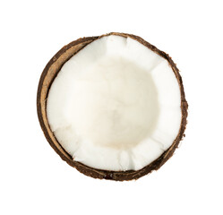 Coconut Isolated, Fresh Brown Cocos, Coco Nut