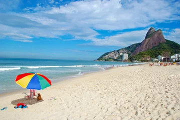 Crédence de cuisine en verre imprimé Copacabana, Rio de Janeiro, Brésil Ipanema Beach, Rio de Janeiro