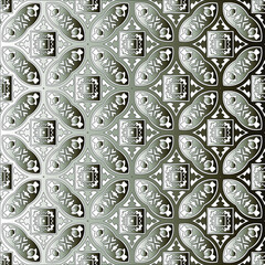 Pattern with a black-and-white gradient . Abstract metallic background