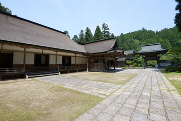 高野山　金剛三昧院　境内　和歌山県高野町