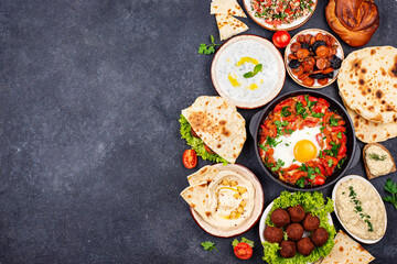 Traditional Jewish, Israeli and middle Eastern food