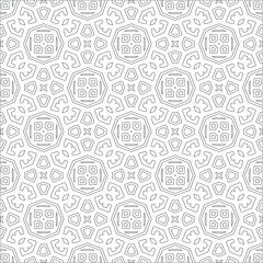  vector pattern with triangular elements. Geometric ornament for wallpapers and backgrounds. Black and white pattern. 