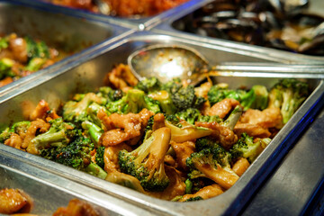 Chicken and Broccoli Buffet - 440170221