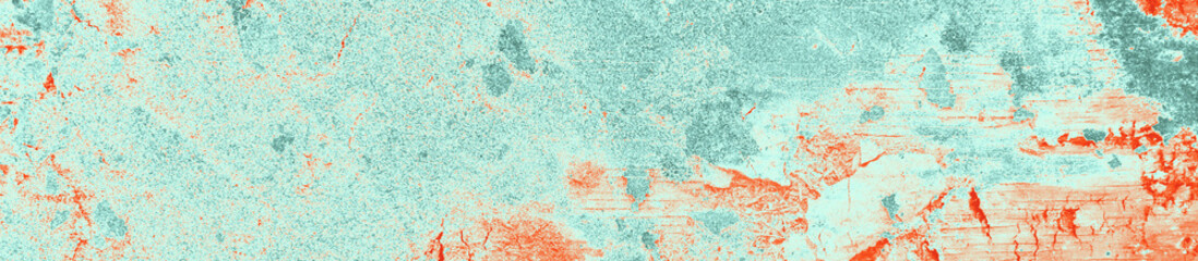 Fototapeta premium abstract red, orange, celadon and aquamarine colors background for design