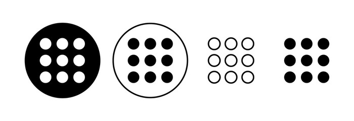 Menu Icon set. web menu icon. hamburger menu symbol