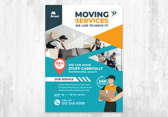 Professional House Moving Service Flyer