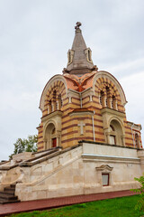 Obraz premium Vysotsky monastery in Serpukhov, Moscow oblast, Russia