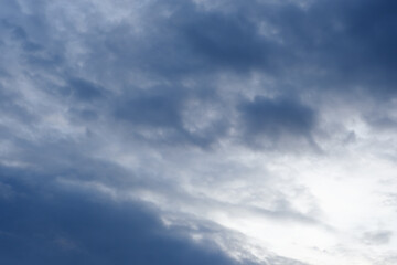 Storm Clouds, Light and Dark Cloudy Sky.