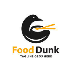 duck food variety logo design