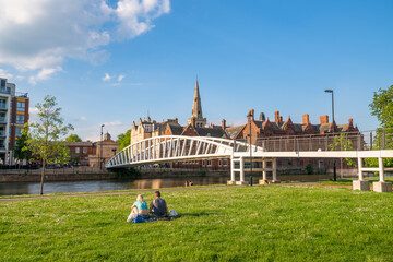 Obraz premium Bedford Riverside on the Great Ouse River 