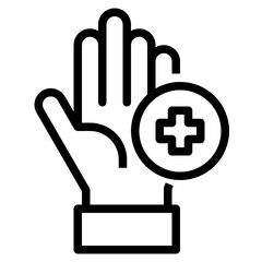 Hand Washing outline icon