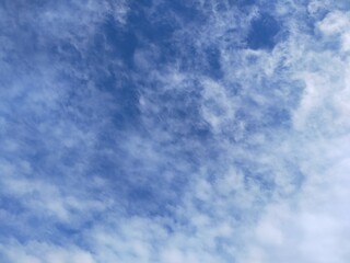 blue sky with clouds