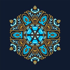 Modern mandala art vector design with a beautiful mix of colors, suitable for all advertising design needs, both for business card designs, banners, brochures and others.
EPS format files