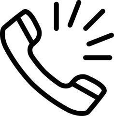 phone minimal line icon