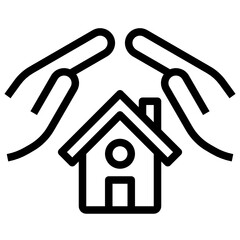 House outline icon