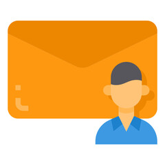 Mail flat icon