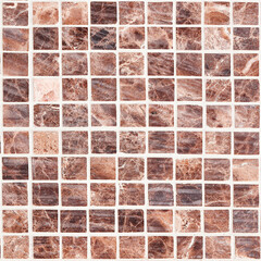Seamless pattern, brown mosaic. Abstract background.
