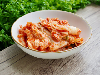 한국의 전통음식 배추김치 (cabbage kimchi)
